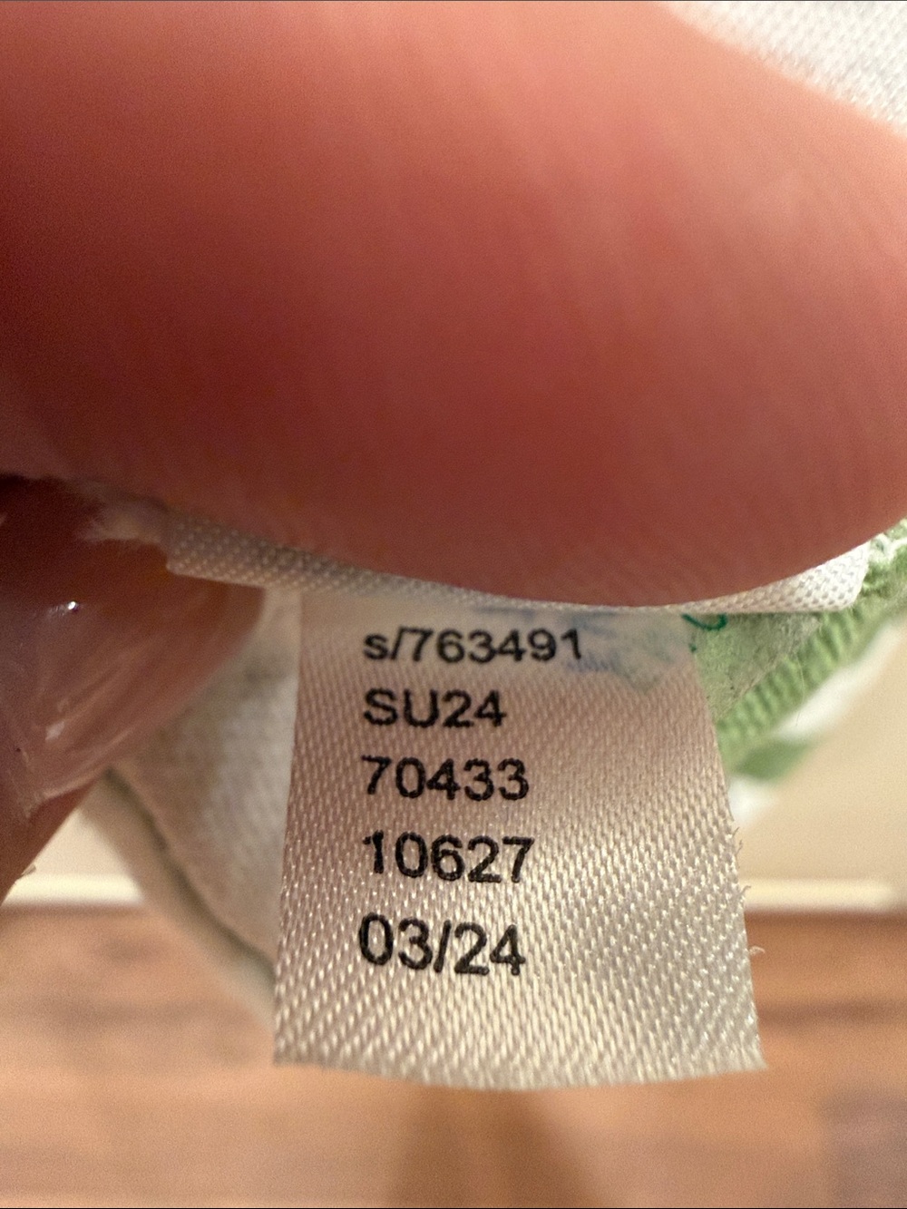 LOFT Green and White Horizontal Stripe Tank Top - Picture 5 of 5